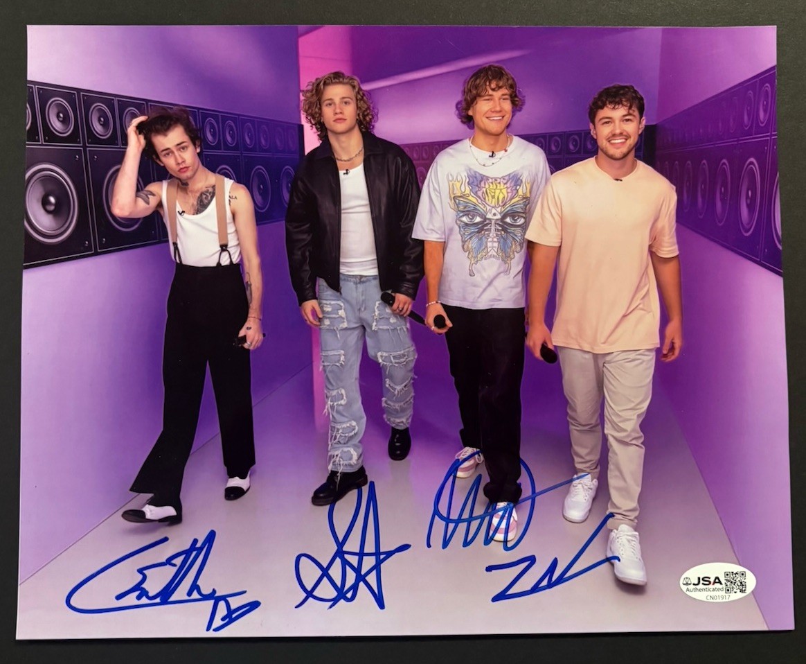 MIDNIGHT TIL MORNING Signed 4X Photo 8X10 JSA COA #CN01917 MTM
