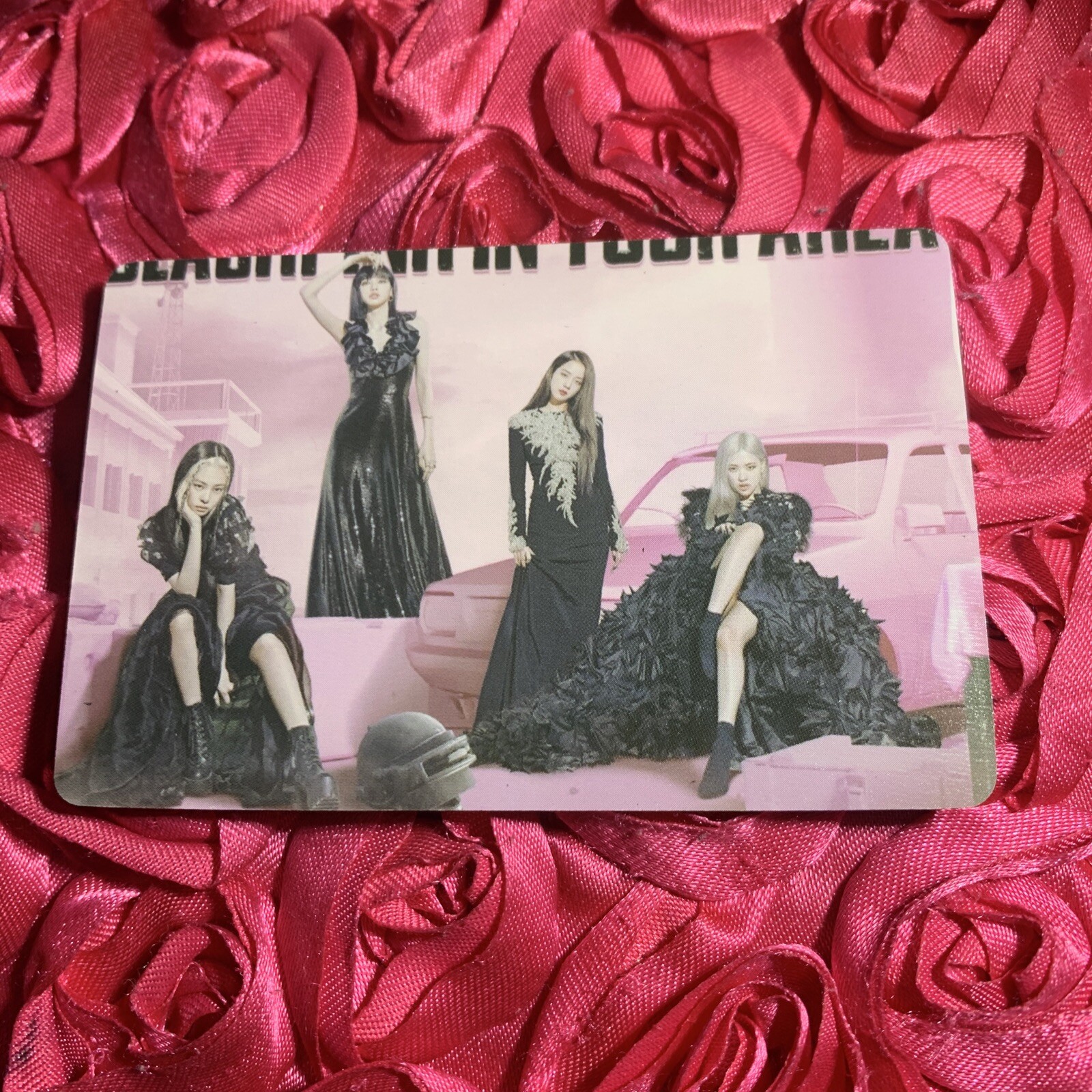 BLACKPINK Fantasy Edition Kpop Girl Photo Card Group Black Dress