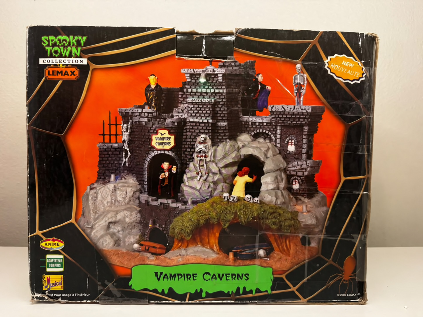 Works Perfectly Lemax Spooky Town Vampire Caverns Animated Lit Halloween Village Works Perfectly Lemax Spooky Town Vampire Caverns Animated Lit Halloween Village