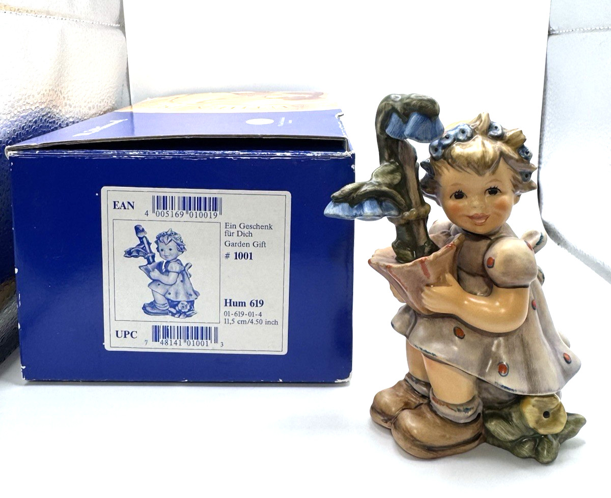 Goebel Hummel GARDEN GIFT #619 TMK 8 Germany First Issue 2004 w box EUC
