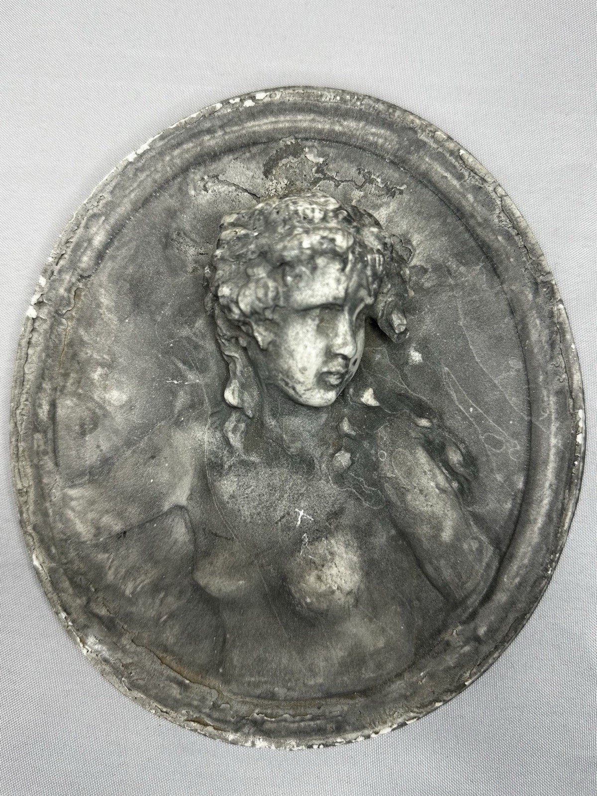Vintage Henryk Winograd Repoussé Plaque Primavera High Relief Art Nouveau Rare
