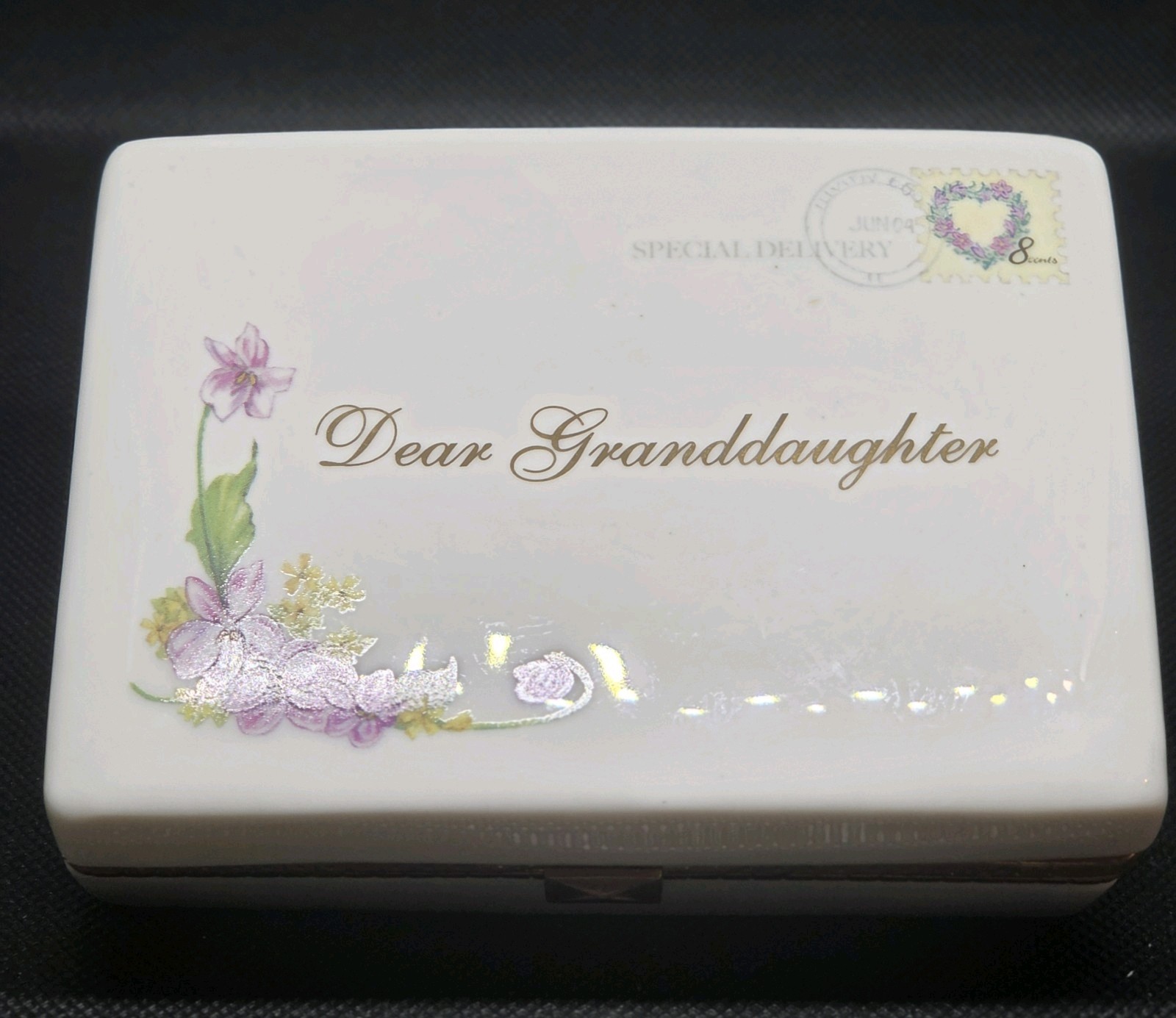 Ardleigh Elliot 2005 Granddaughter Porcelain Music Trinket Box