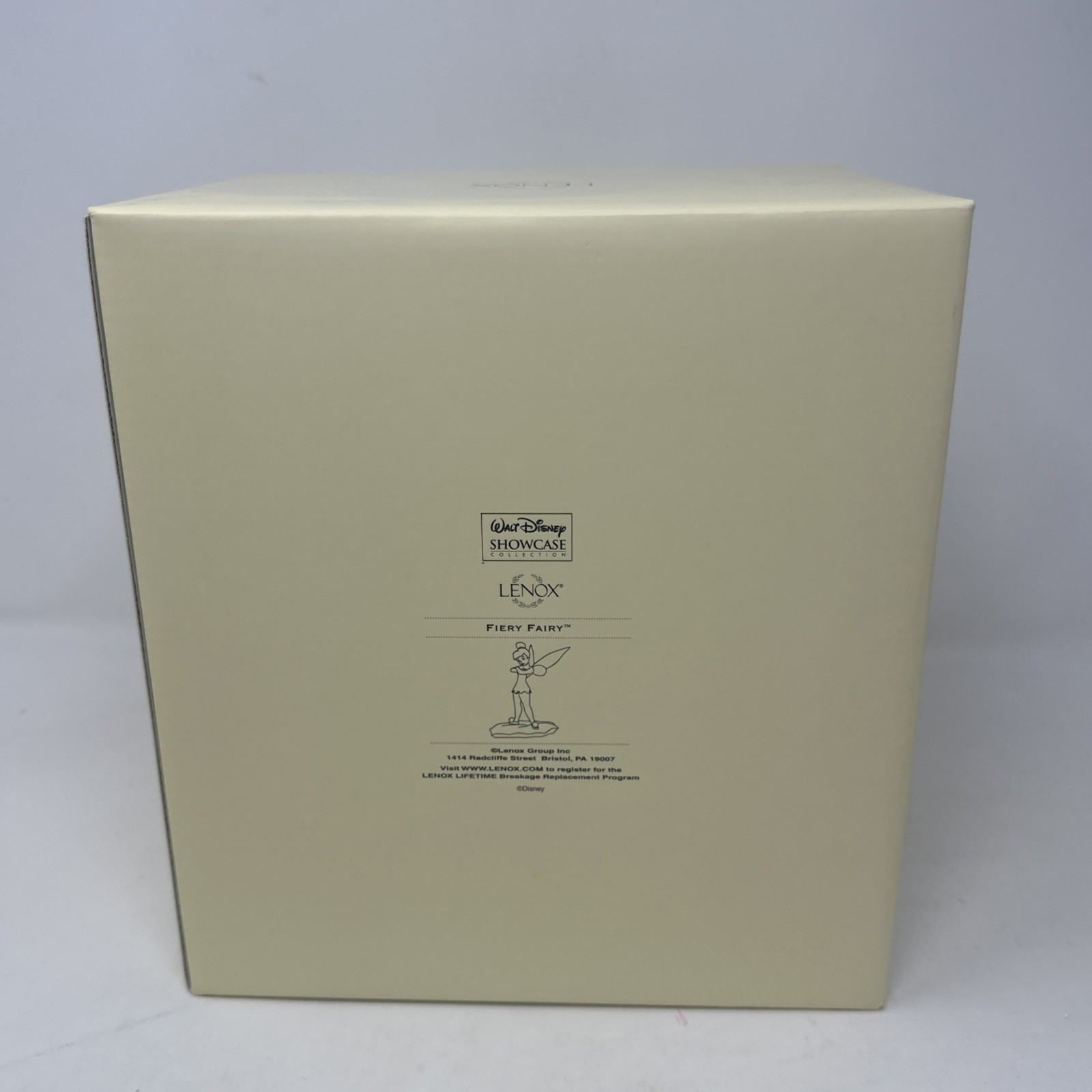 AUTHENTIC LENOX TINKERBELL FIERY FAIRY FIGURINE FINE PORCELAIN NIB PETER PAN