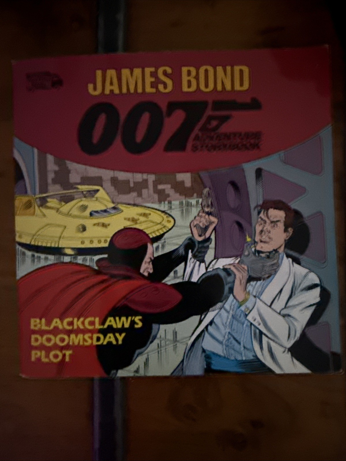Vintage 1985 James Bond 007 Adventure Storybook Blackclaw\'s Doomsday Plot PB