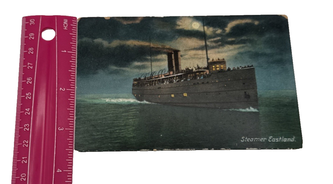 Steamer Eastland Postcard