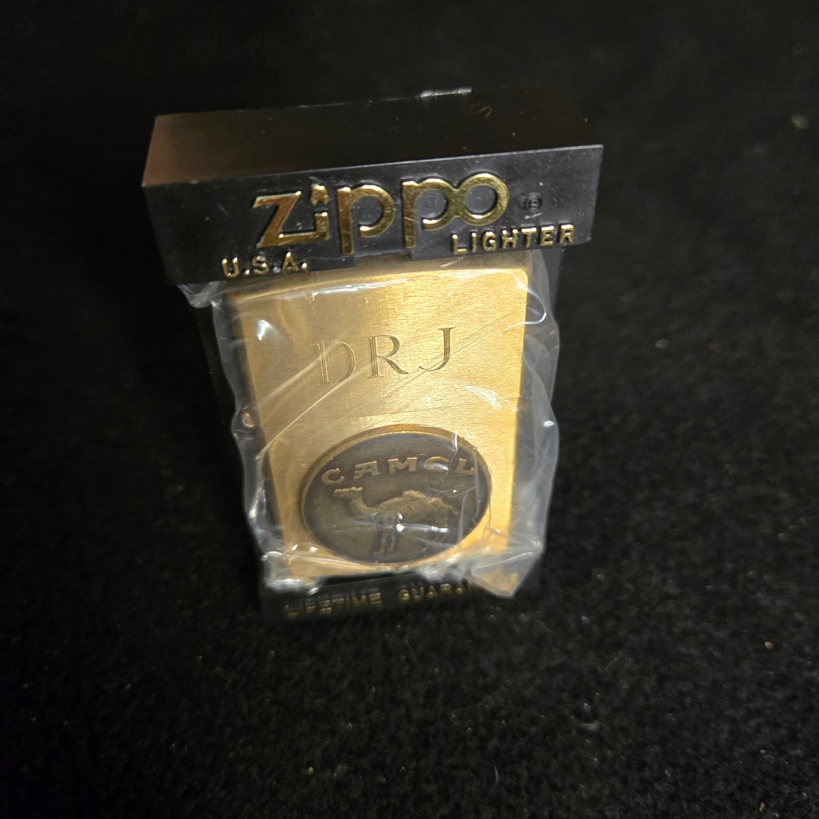 VINTAGE 1932-1992 CAMEL CIGARETTES MEDALLION SOLID BRASS ZIPPO LIGHTER NIB RARE