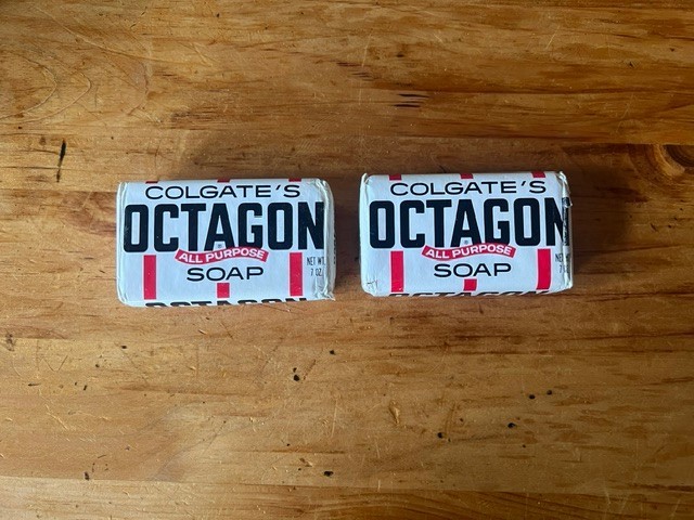 Colgate\'s OCTAGON Soap All Purpose 7oz. Bar NEW Colgate Palmolive New. Two Bars.