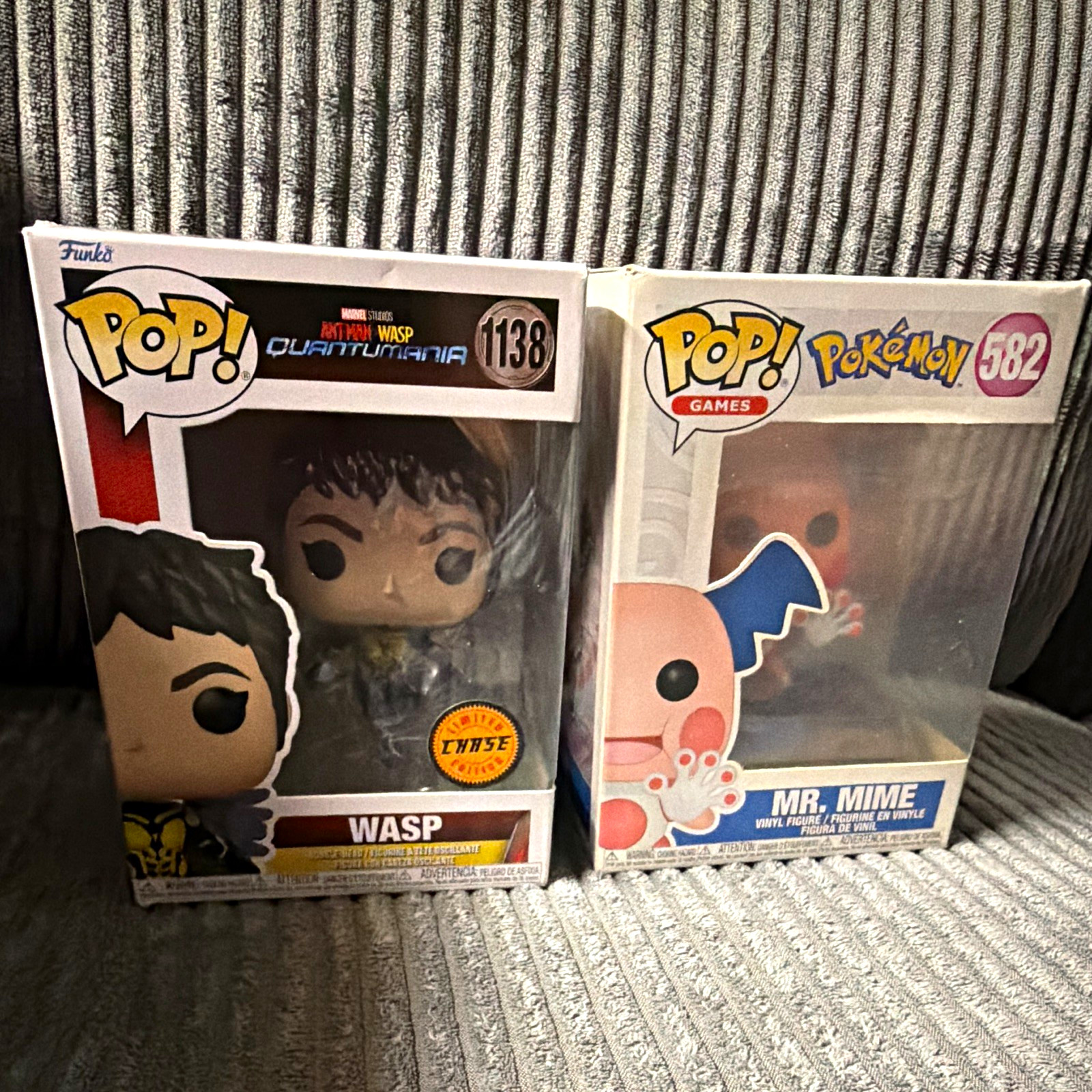 Funko Pop 2-Pack Vinyl Wasp #1138 CHASE & Pokemon Mr. Mime #582 NIB 