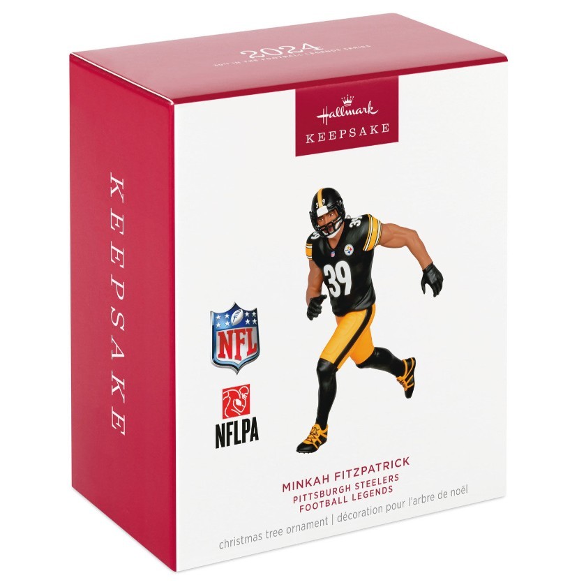 Hallmark 2024 NFL Pittsburgh Steelers Minkah Fitzpatrick Ornament