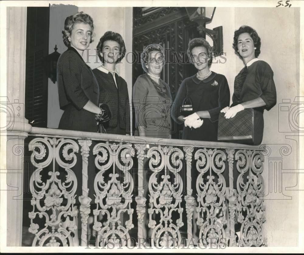 1960 Press Photo Junior Leagues conference committee in New Orleans - noo65901