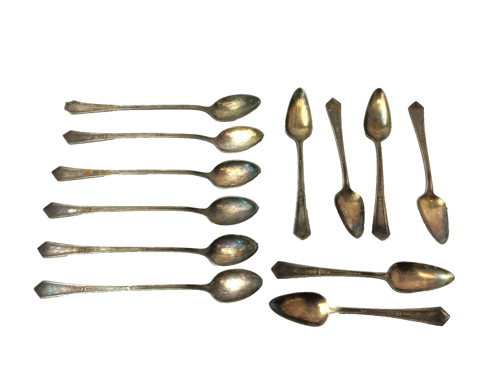 Pat Aug 31 20 Rogers AA Teaspoons Old Spoons Set Kitchenware Silverplate Pat Aug 31 20 Rogers AA Teaspoons Old Spoons Set Kitchenware Silverplate
