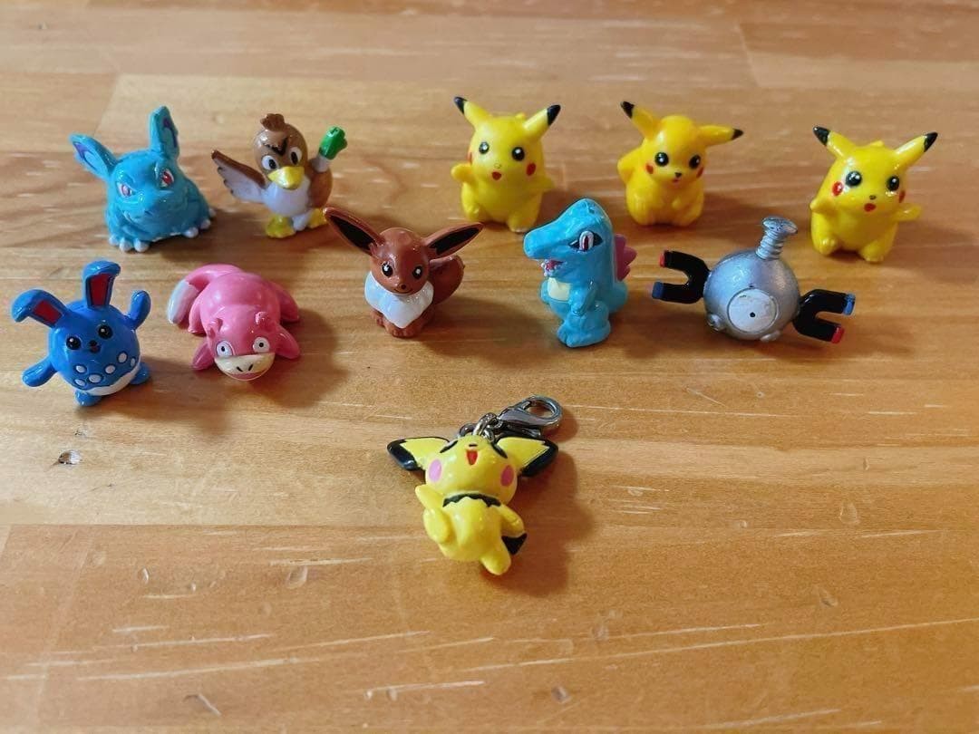 Pokemon Pokemon Chibi Poke Model 11pc Set Collectible 15+ Used