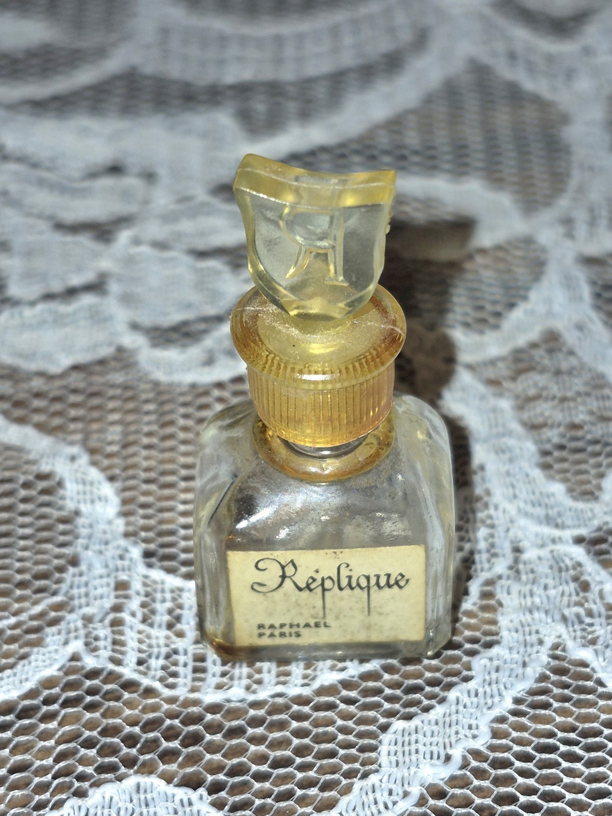 Raphael Paris REPLIQUE Vintage Perfume Bottle Made in France empty
