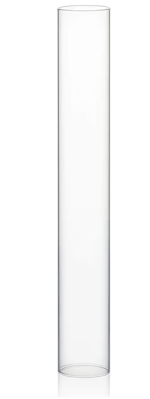 Tall Clear Glass Cylinder Candle Holder Wide 2” Height 14” Pack Of 18 Tall Clear Glass Cylinder Candle Holder Wide 2” Height 14” Pack Of 18