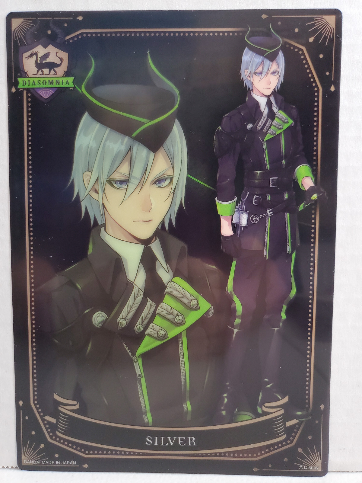 Twisted-Wonderland Clear Visual Poster - Silver