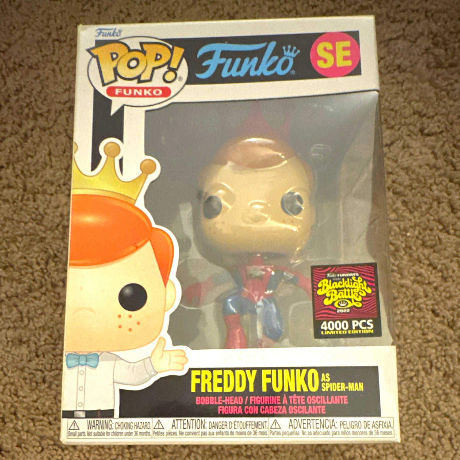 Funko Pop Freddy Funko as Spider-Man Vinyl Marvel Funko FunDays 2022 LE 4000