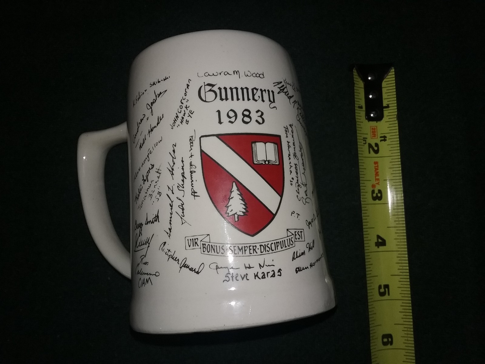 Vintage The Gunnery now Frederick Gunn School Class of 1983 Stein VGC RARE 5\