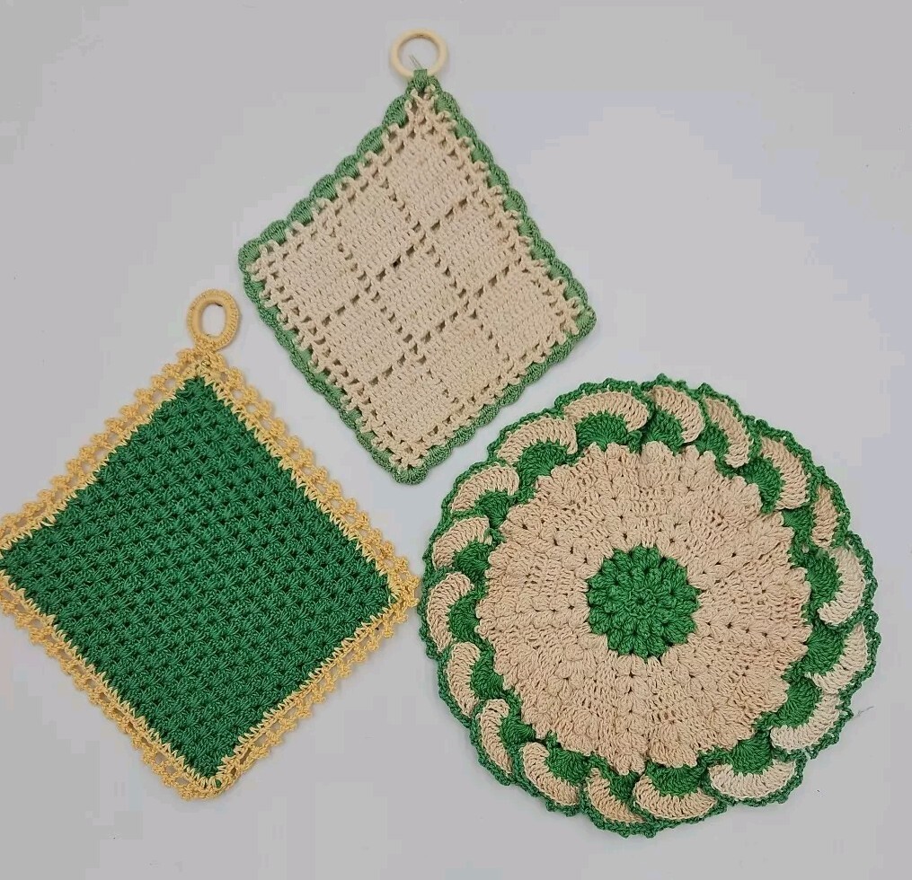 Vintage Collection Unique Crochet Handcrafted Doilies For Crafts Or Home Decor