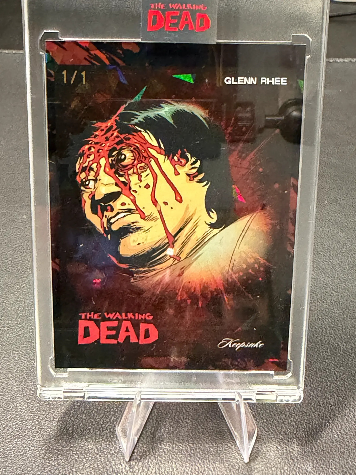 2026 Walking Dead Glenn Rhee #66 1/1 Factory Hard-Cased