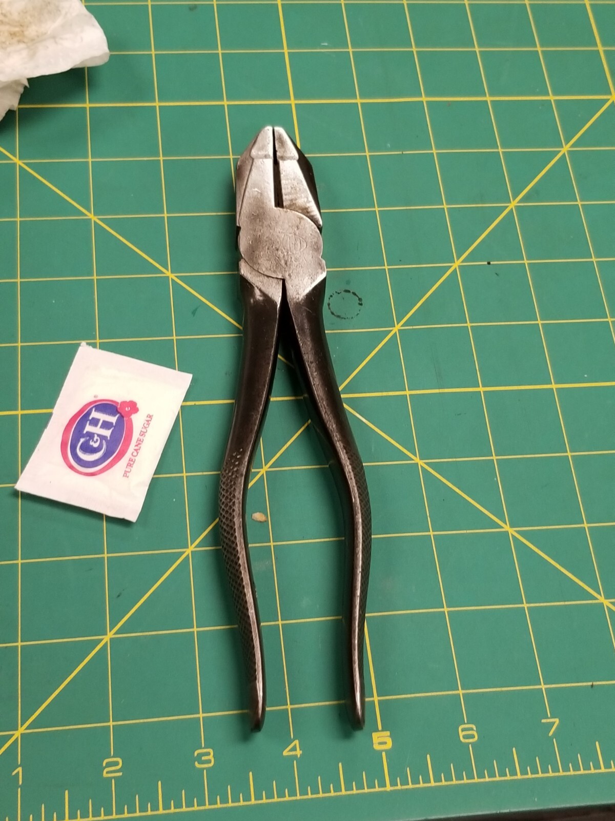 Vintge PEXTO #500-8 Lineman Plier/Side Cutter 8 3/8 Vintge PEXTO #500-8 Lineman Plier/Side Cutter 8 3/8