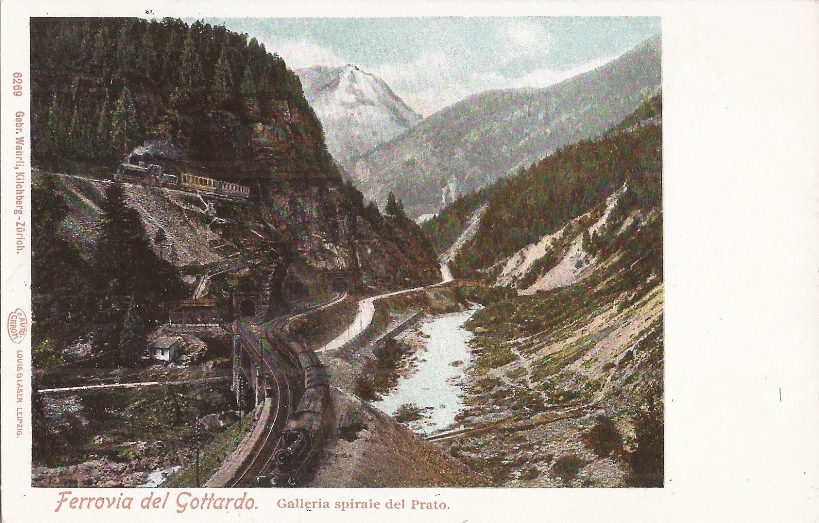 Gotthard Railway, SWITZERLAND - Galleria Spirale del Prato Gotthard Railway, SWITZERLAND - Galleria Spirale del Prato