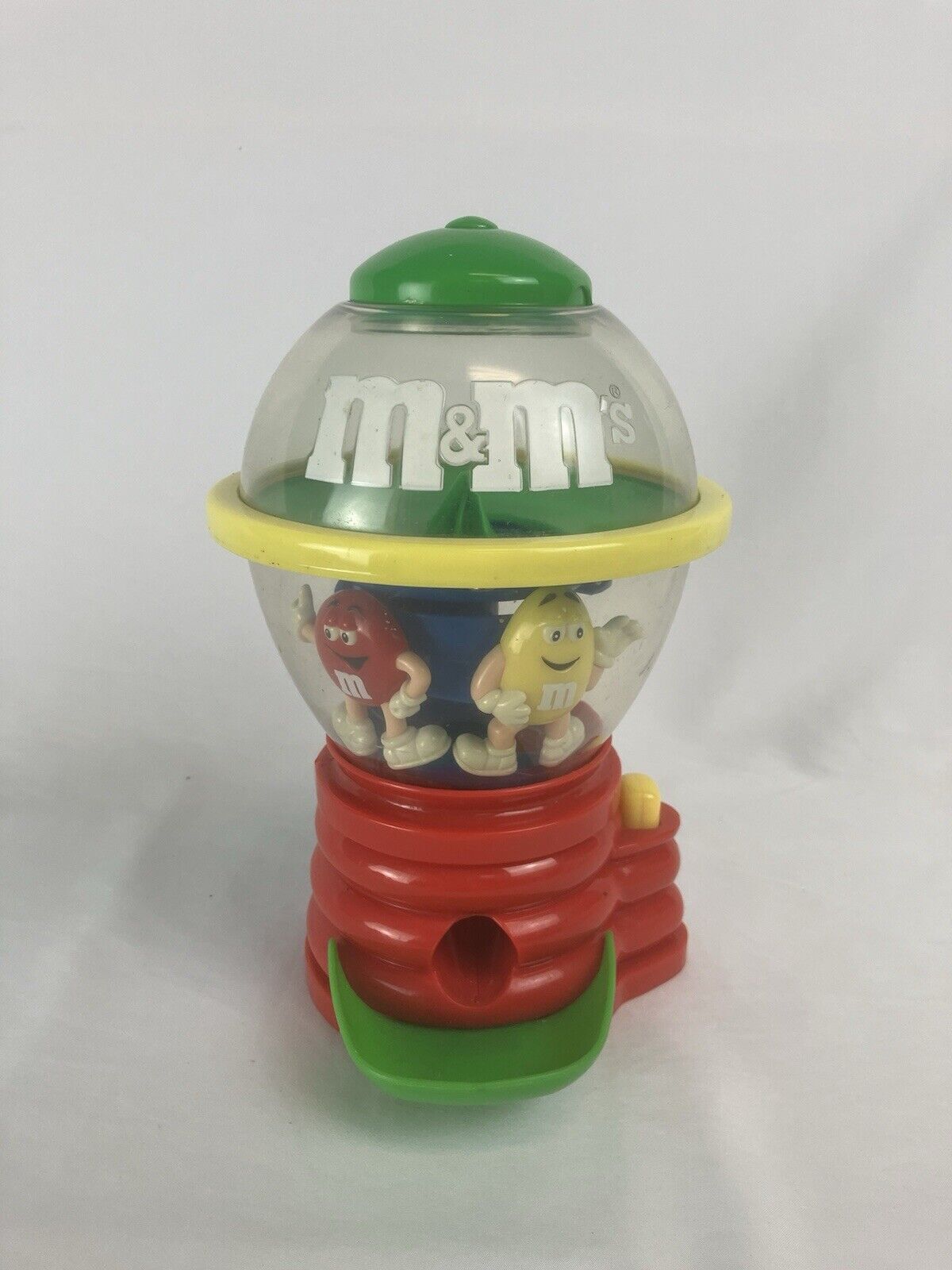 M&M Whirly M&M Candy Dispenser Push Botton Spin Motion Dispenser