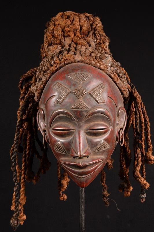 An Authentic Chokwe Mask DR Congo Afrika Africa, Afrique 1170