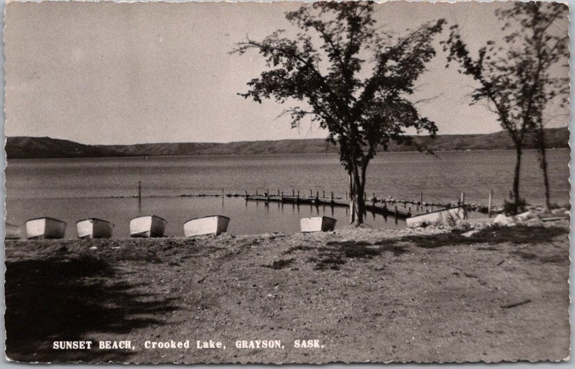 GRAYSON, Saskatchewan CANADA Photo RPPC Postcard \
