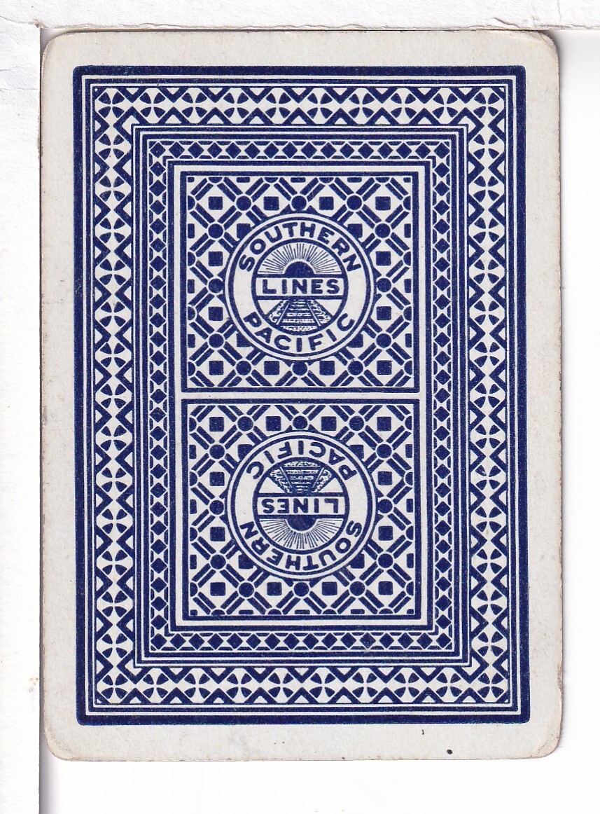 Single Railroad Playing Card \