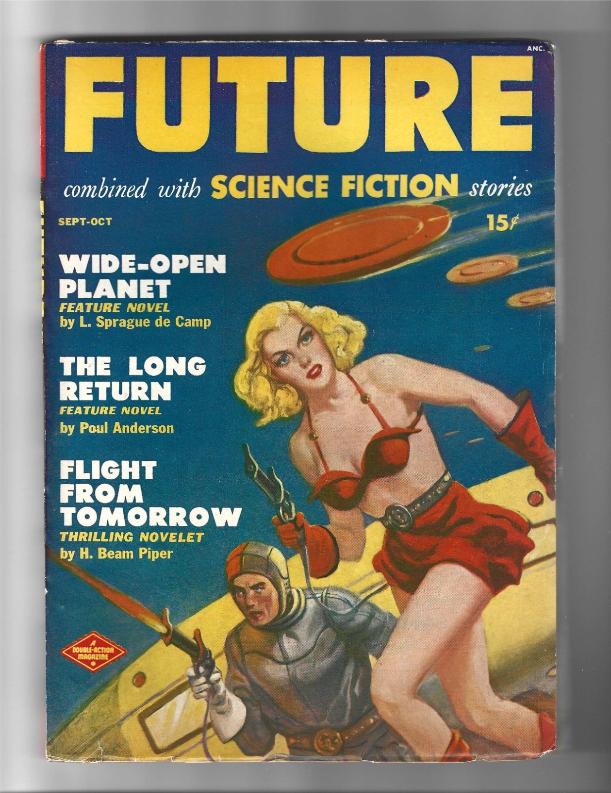 Future Science Fiction Pulp vol 1 # 3 Sept 1950 FINE+ L.Sprague de Camp