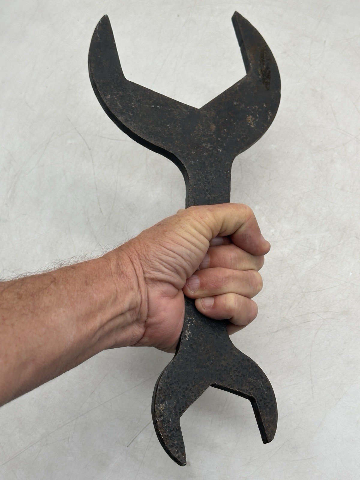 Vintage / Antique Three-Way Open-Ended Wrench for 2