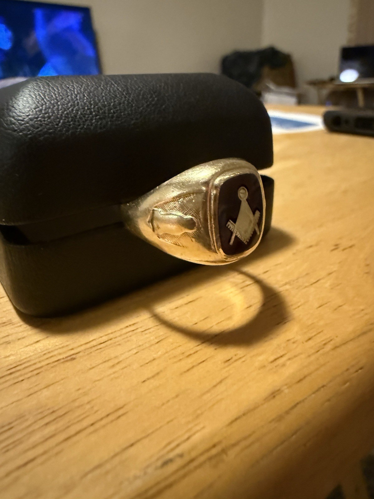 Vintage 10Kt Gold Masonic Ring 6 Grams Size 10 