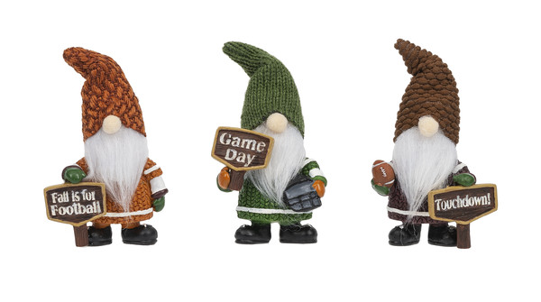 Ganz Fall Small Football Gnomes  Select from dropdown   3 1/2\