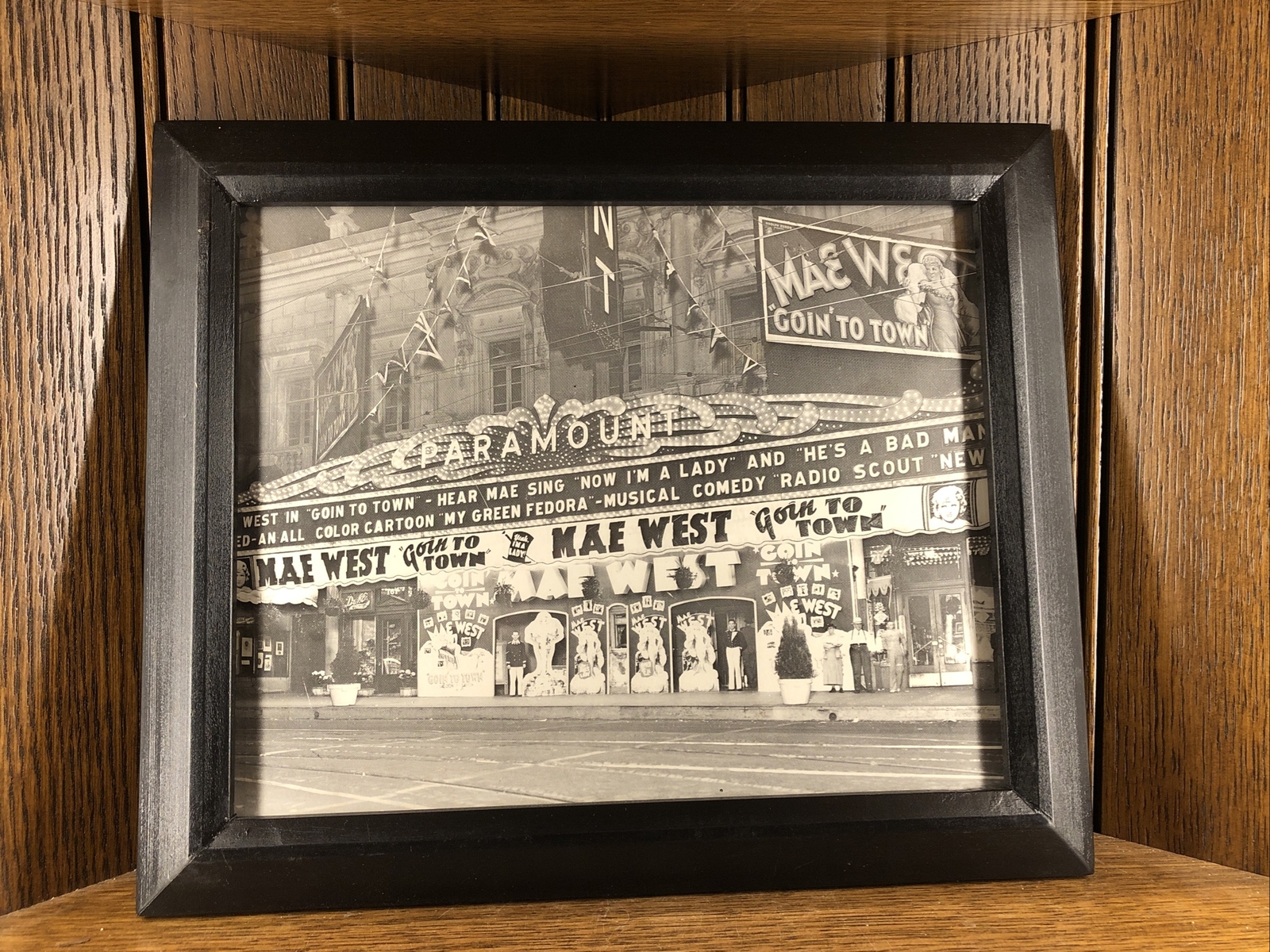 Vintage 1935 Mae West Goin\' To Town Photograph Atlanta Paramount Movie Theater