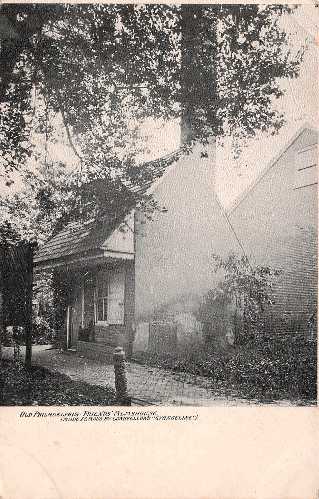 Quaker Friends Almshouse of Philadelphia Poorhouse Orphanage Vtg Postcard H11