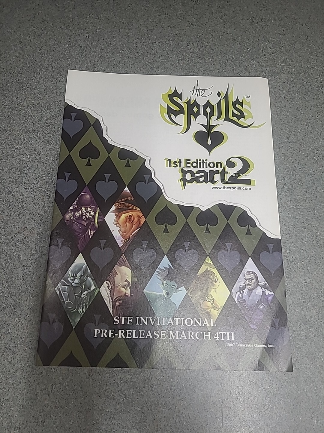 The Spoils Ist Edition Part 2 Print Ad 2007 8x11 Great To Frame 