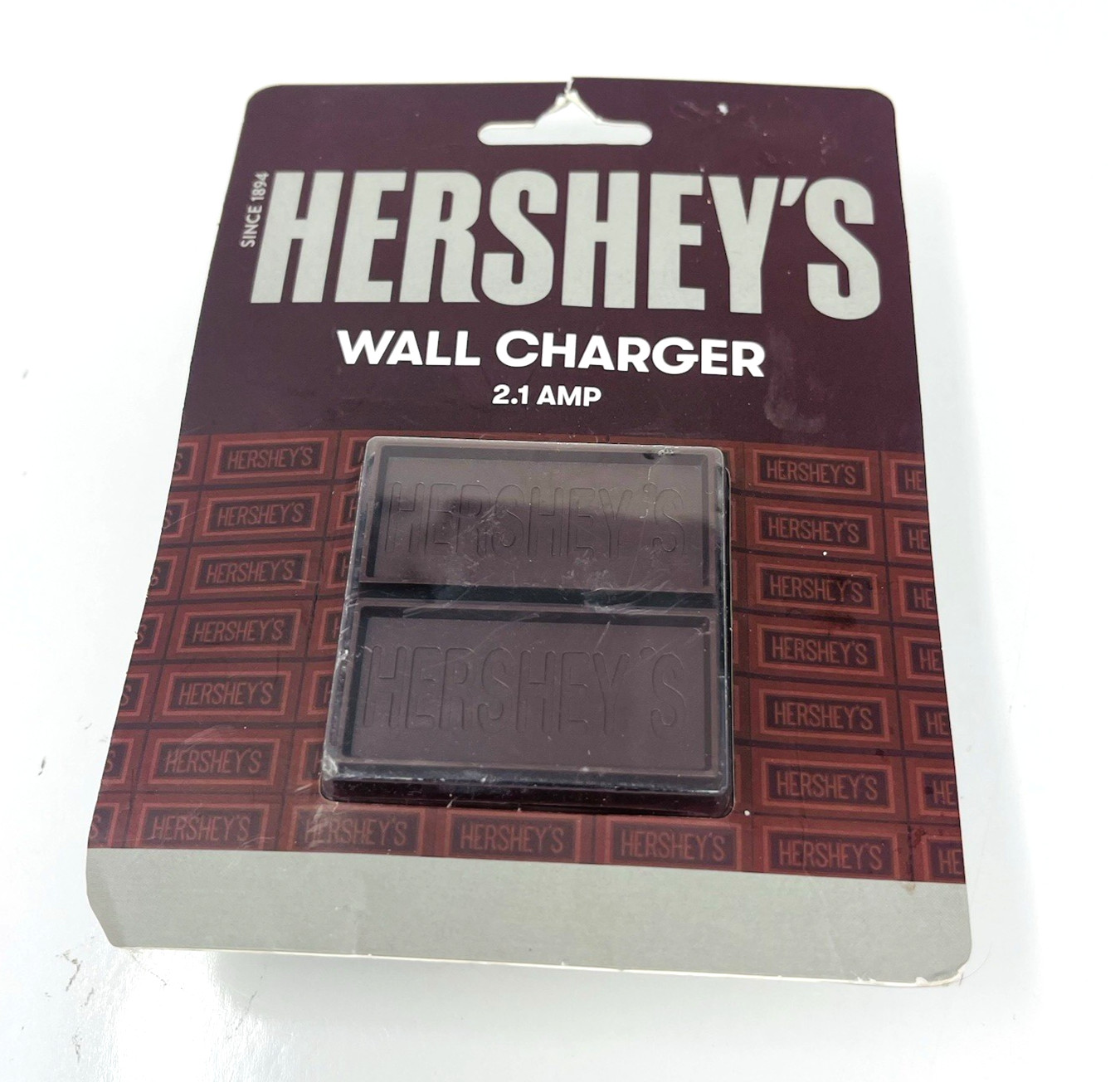 Hershey's Chocolate Bar USB Wall Charger 2.1A Orbit Sealed New Fun Gift Candy