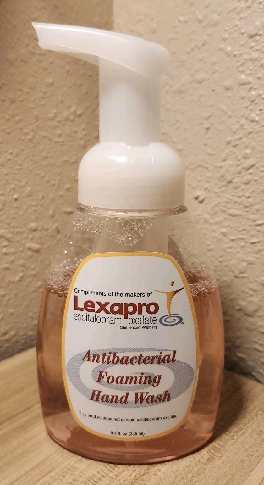 LEXAPRO Drug Rep Soap Dispenser Pharmaceutical Ad Collectible