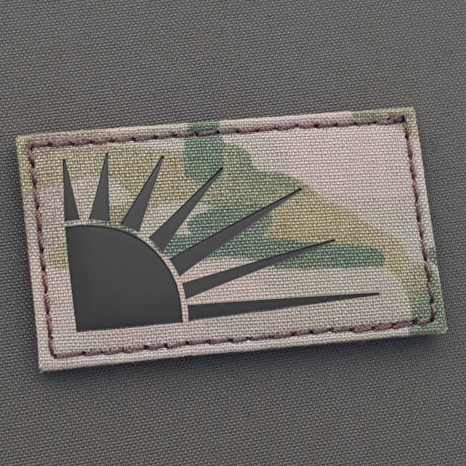 IR modern Ireland Sunburst An Gal Gréine Irish multicam morale patch