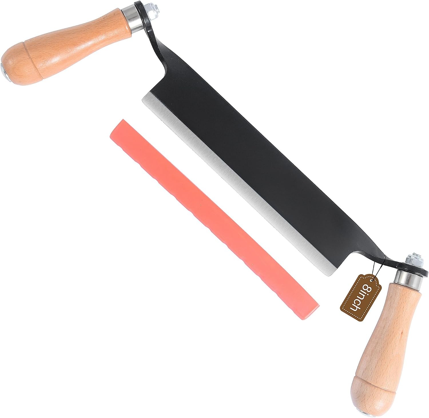 8 Inch Draw Knife for Woodworking - Multi-Purpose Debarking Tool, Spoke Shave &