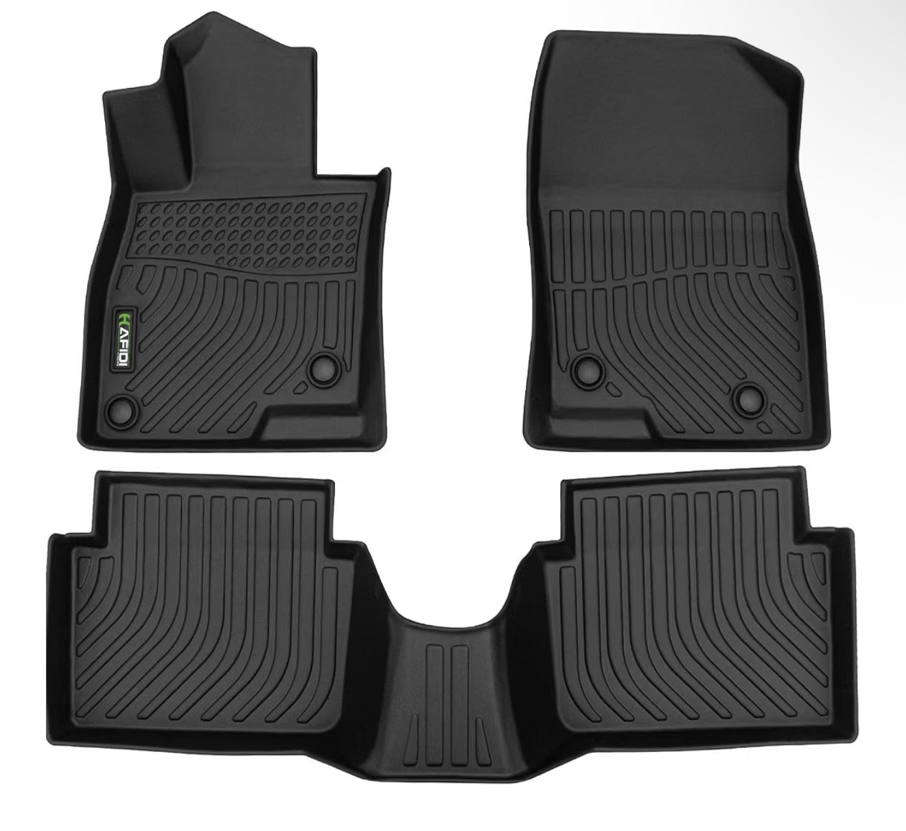 HAFIDI - Floor Mats for Mazda 3 2014-2018, TPE All Weather Protection Car Mats HAFIDI - Floor Mats for Mazda 3 2014-2018, TPE All Weather Protection Car Mats