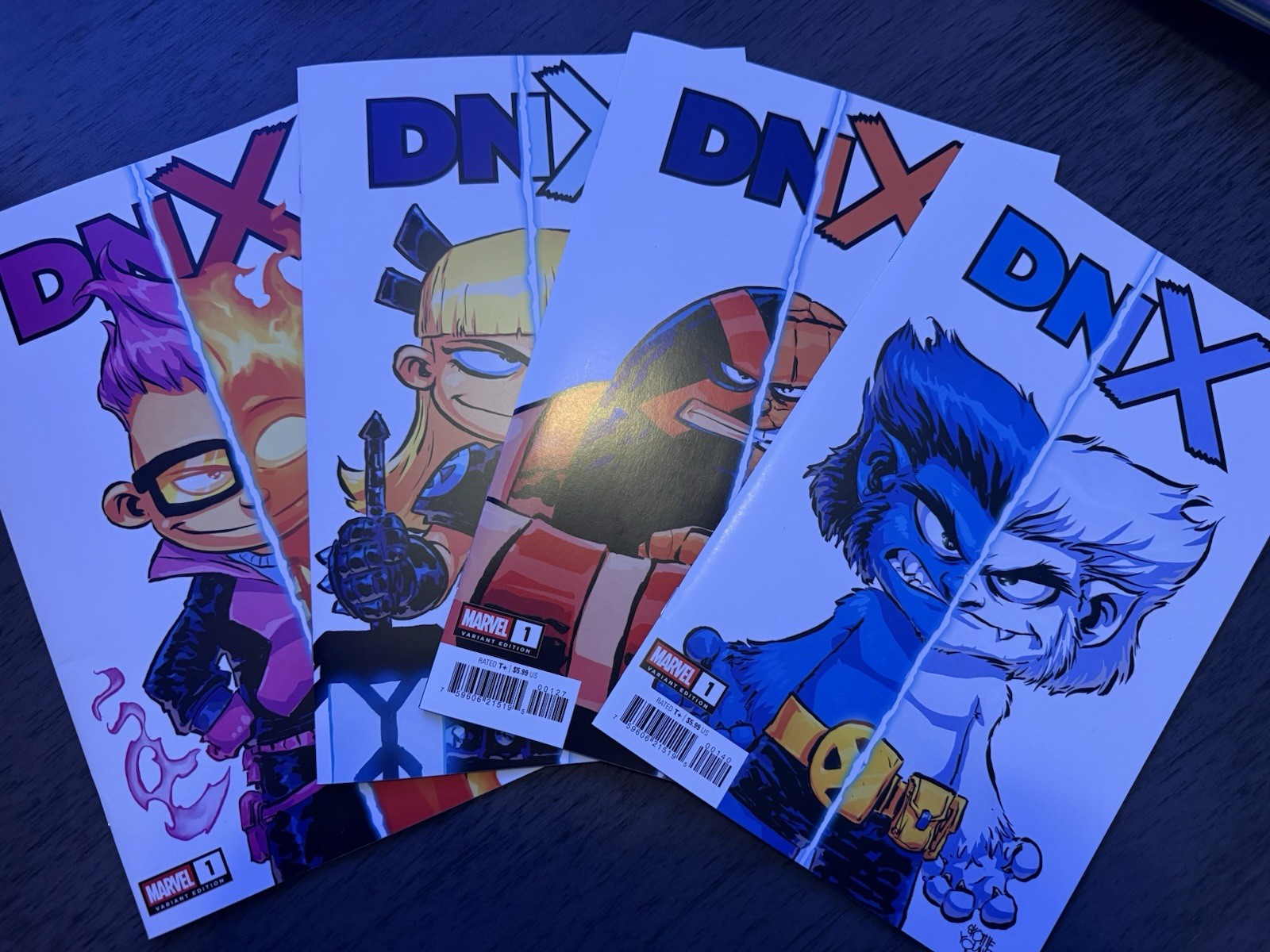 DNX #1 Skottie Young Display Box Exclusive + 3 Blind Bag Bundle Marvel Comics