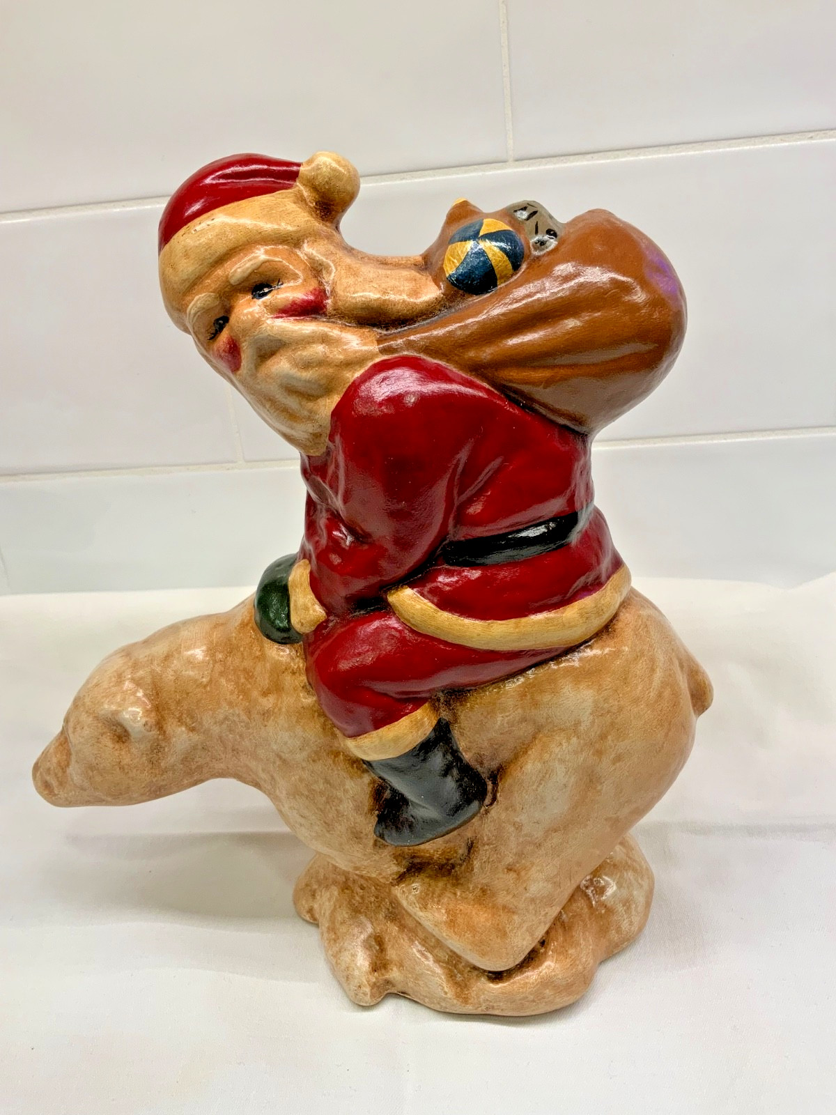 Rare Lefever\'s Sinterklass Signed Chalkware 1992 10\