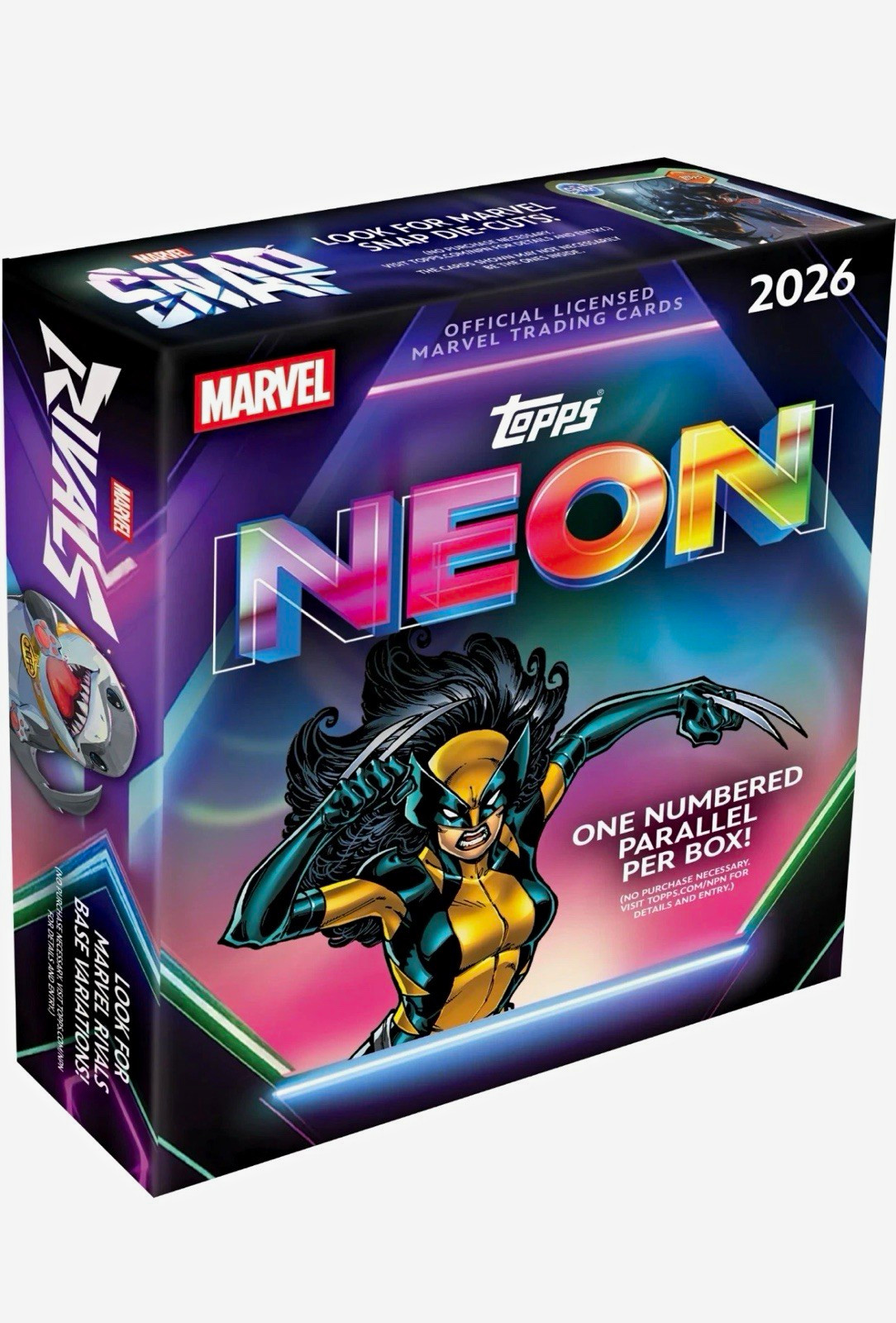 2026 Topps Neon Marvel Mega Box (2 Box Lot) PRESALE Factory Sealed