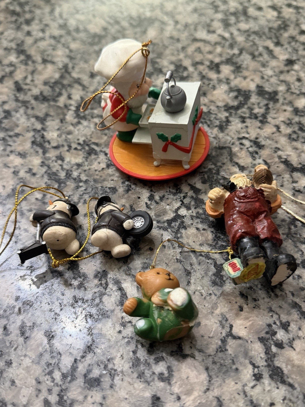 vintage Hallmark Keepsake Christmas ornaments from the late 1980s and 1990s