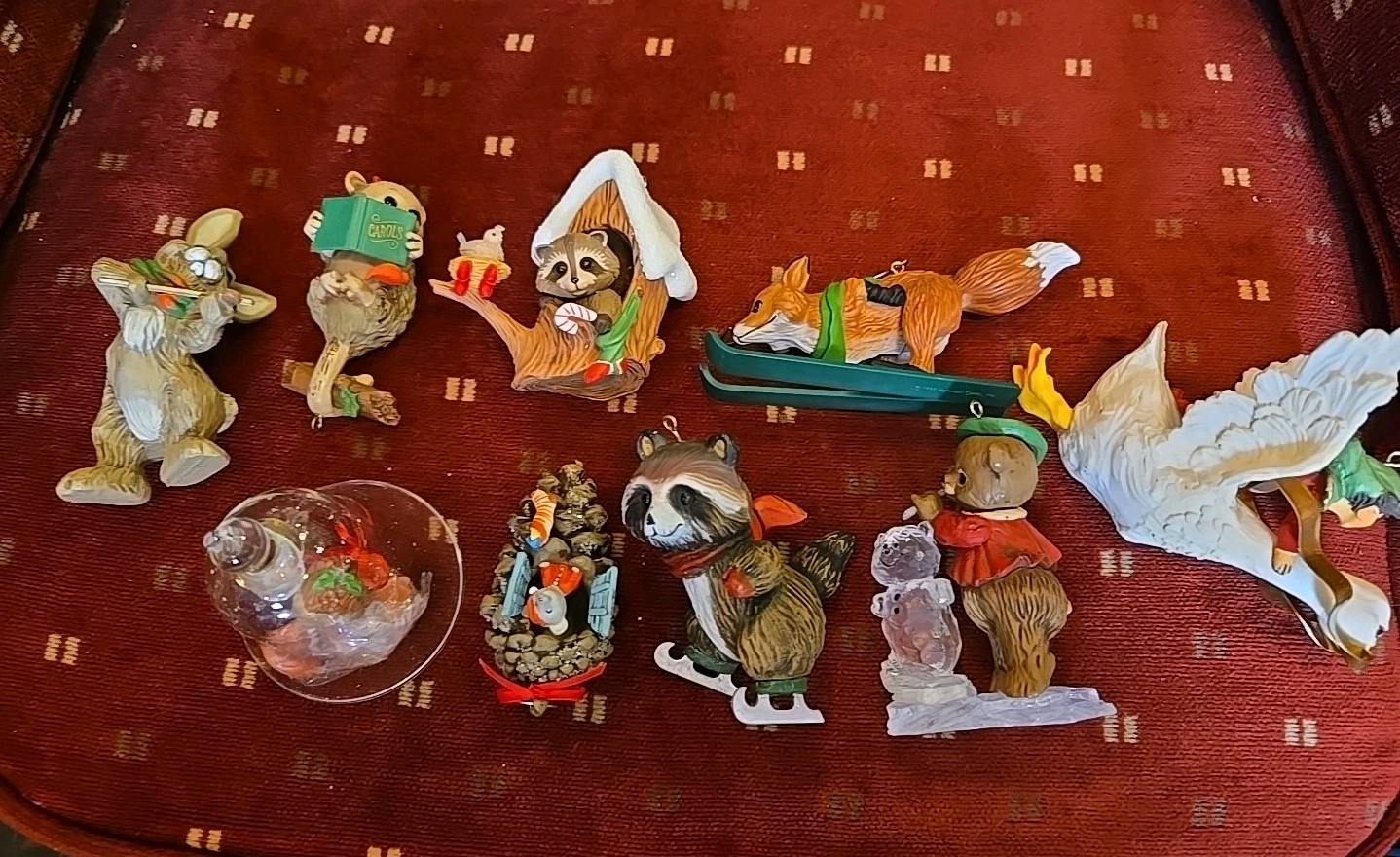 Vintage 1981 Hallmark Woodland Animals Lot Of 9