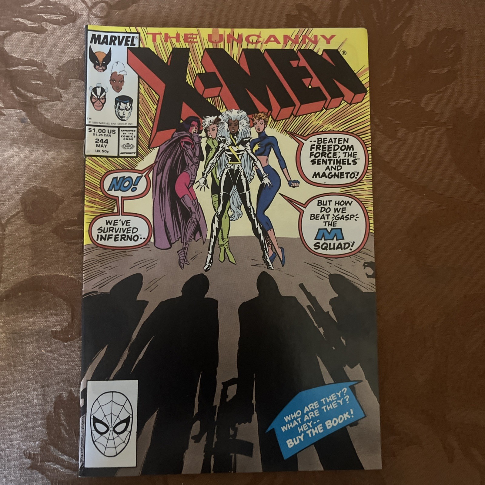 X-Men #244 - First Jubilee Appearance (Marvel, 1989) NM X-Men #244 - First Jubilee Appearance (Marvel, 1989) NM