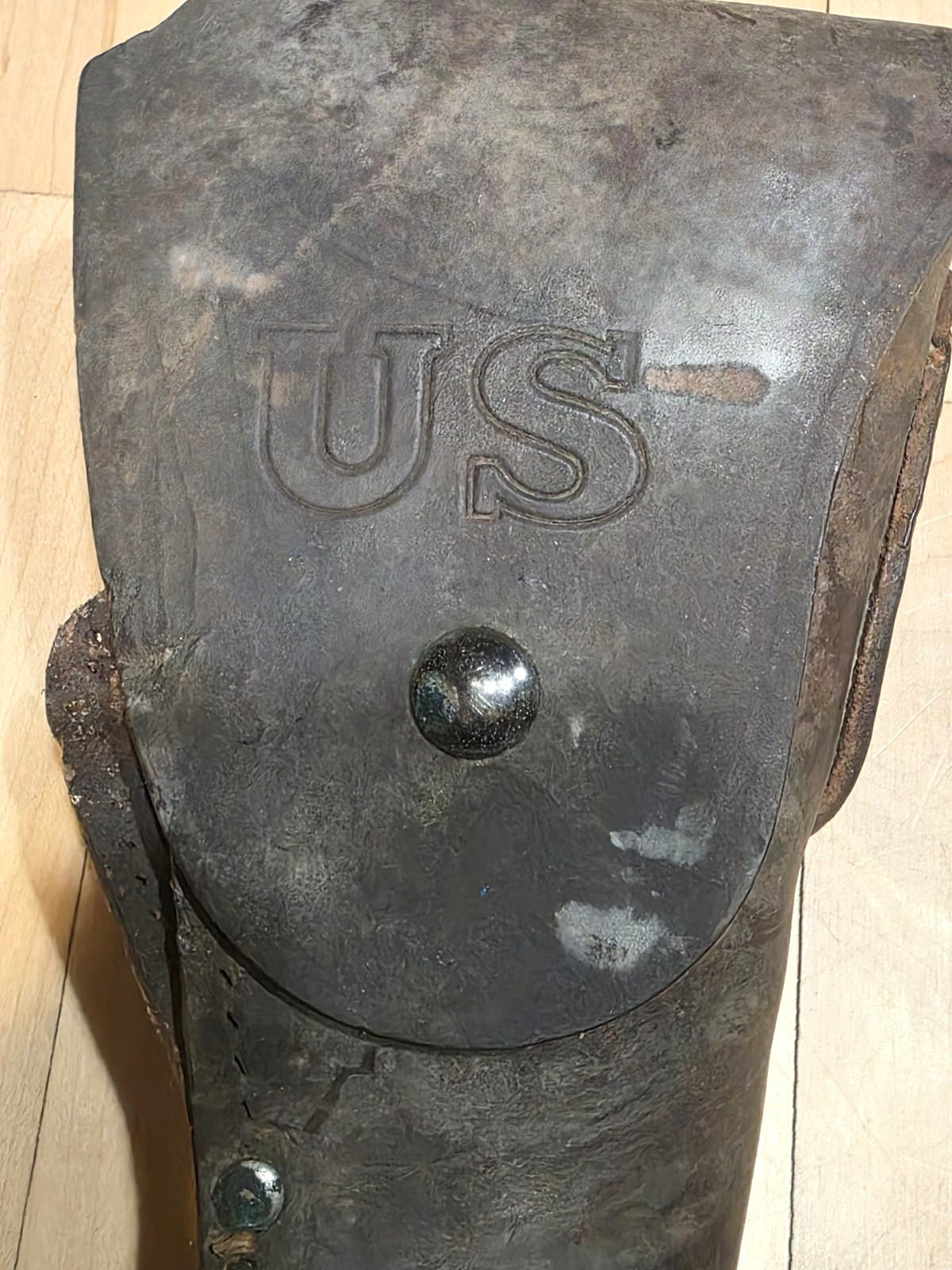 Vintage Antique U.S. Army Military Leather Gun Holster