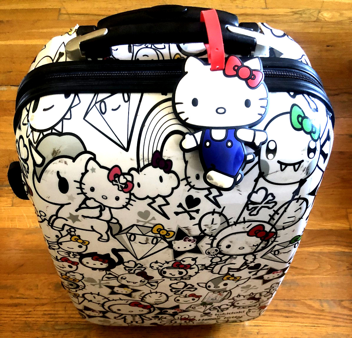 Simon Legno Tokidoki X Hello Kitty Suitcase Luggage (Used) Y2K Vintage Sanrio