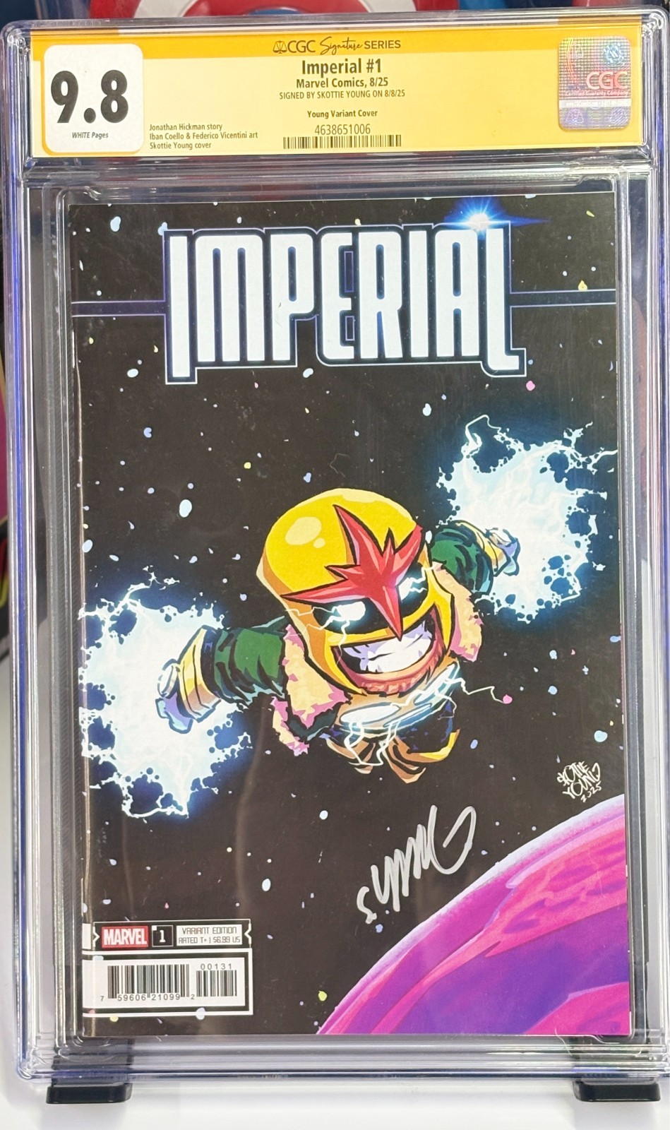 Imperial #1 CGC SS 9.8 (Marvel,2025) SIGNED BY Skottie Young